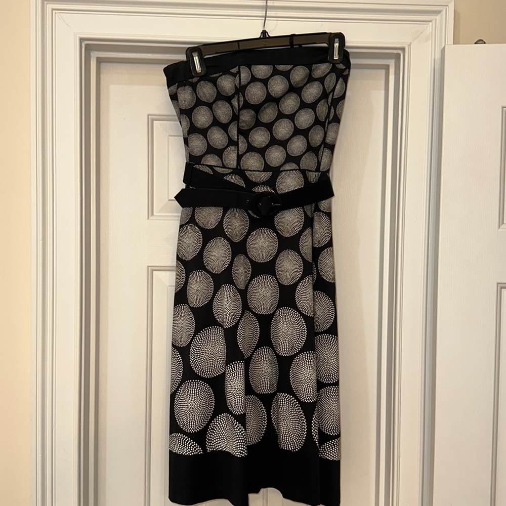 White House Black Market strapless dress